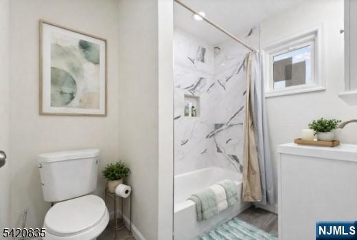 39 Hurden Street Hillside, NJ 07205 - Photo 15 of 20 a bathroom with a toilet and a shower