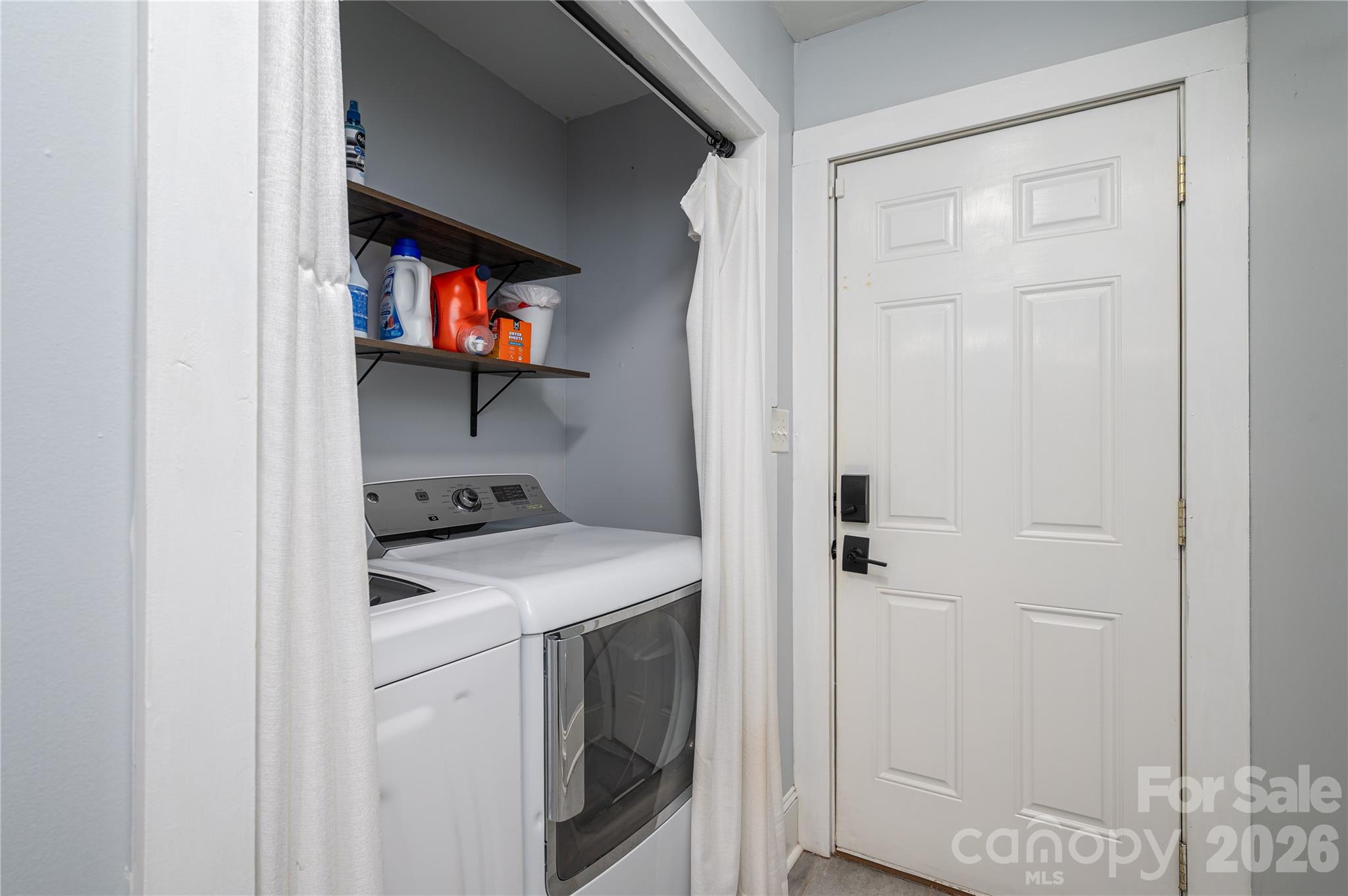 58 Fourth Street Cramerton, NC 28032 - Photo 32 of 44 a utility room with dryer and washer