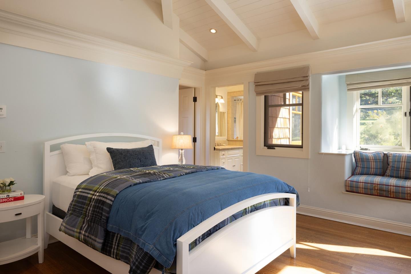 72 Fern Canyon Road Carmel, CA 93923 - Photo 33 of 66 a bedroom with a bed and a couch