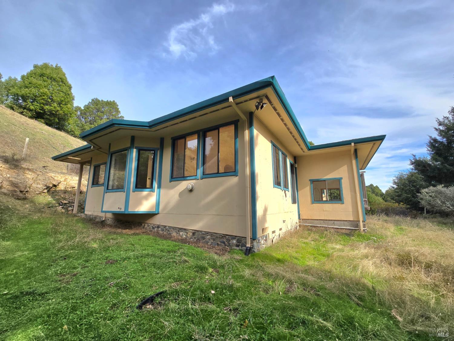 36955 Eureka Stagecoach Road Willits, CA 95490 - Photo 30 of 46 a front view of house with yard and green space