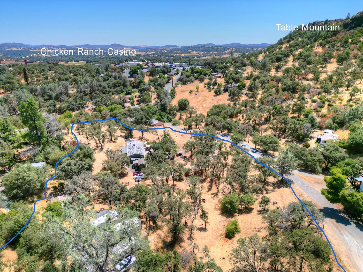 17045 Table Mountain Road Jamestown, CA 95327 - Photo 55 of 59 a view of city and mountain
