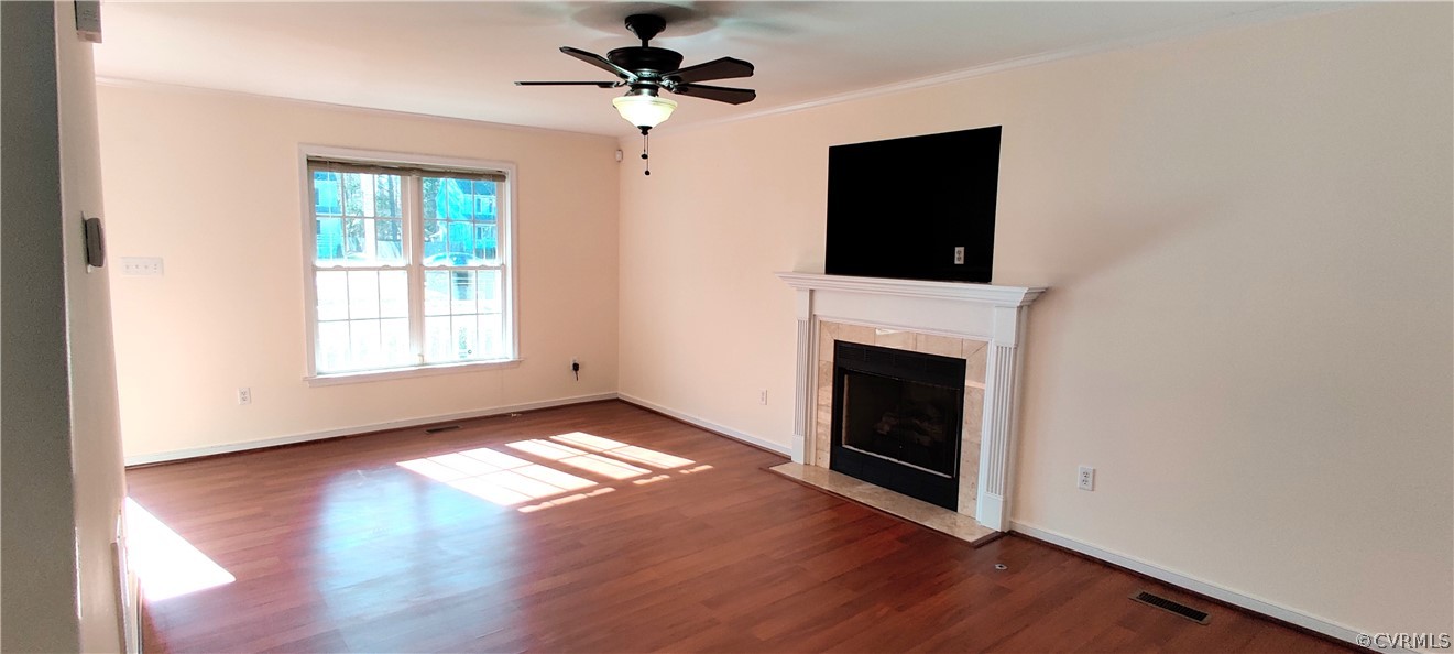 5219 Turner Road North Chesterfield, VA 23234 - Photo 14 of 14 Gas fireplace and TV nook