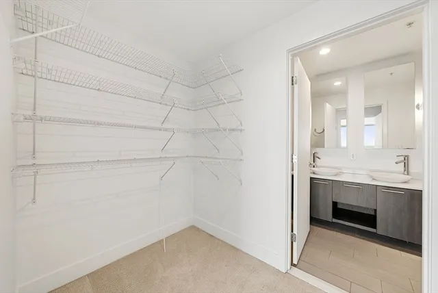 a view of bathroom with small space