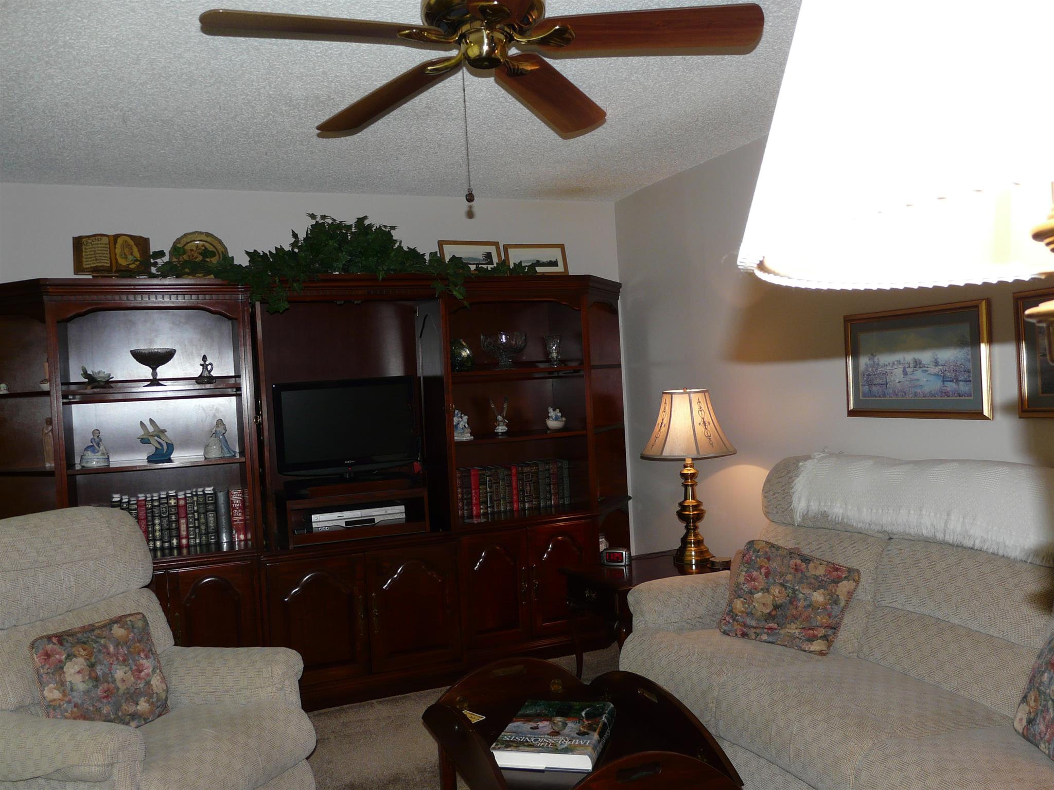 408 Benzing Road Antioch, TN 37013 - Photo 3 of 16 Separate Living room with ceiling fan and neutral paint color.