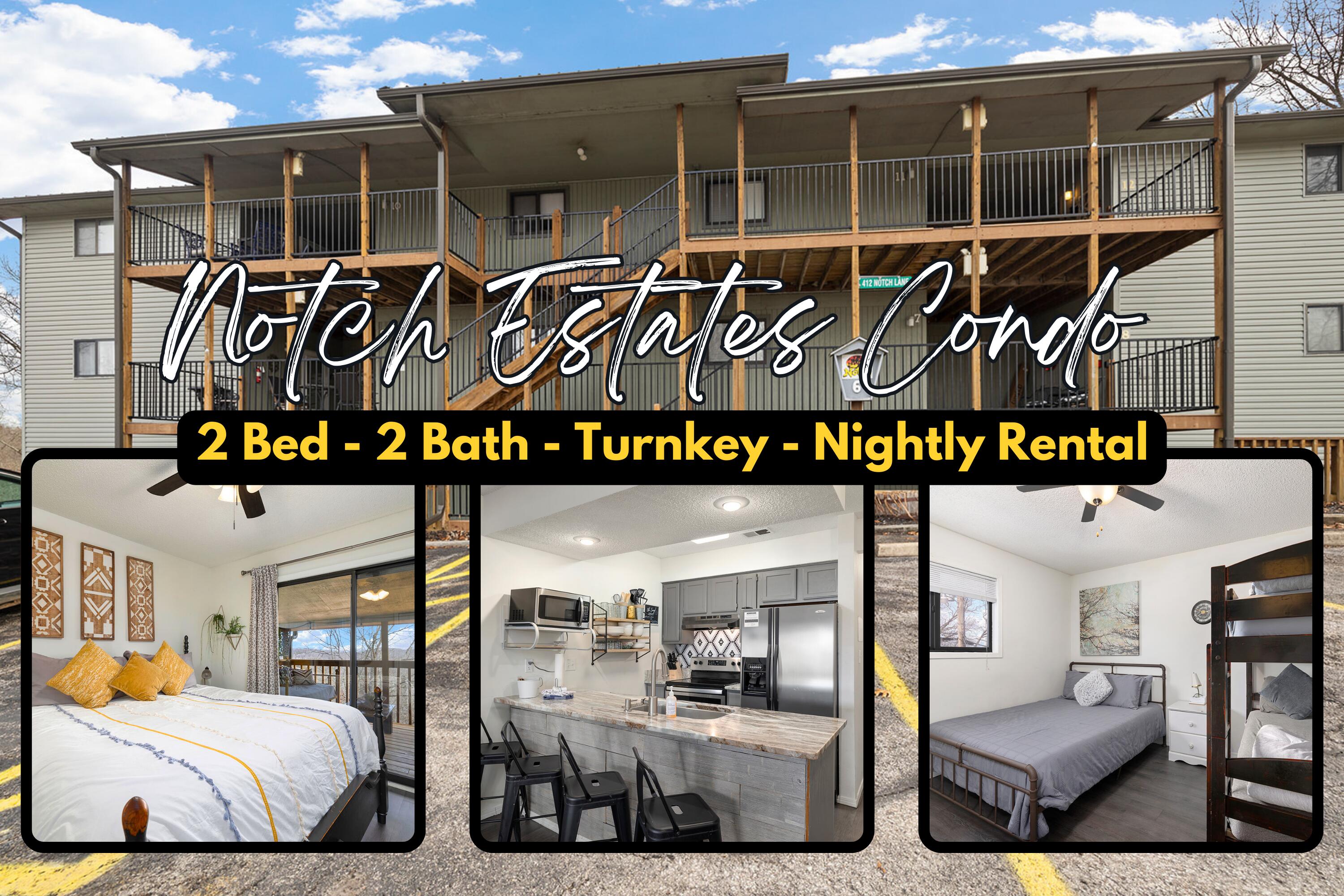 412 Notch Lane, Unit 9 Reeds Spring, MO 65737 - Photo 1 of 1 Turnkey 2 Bed Nighly Rental near Branson