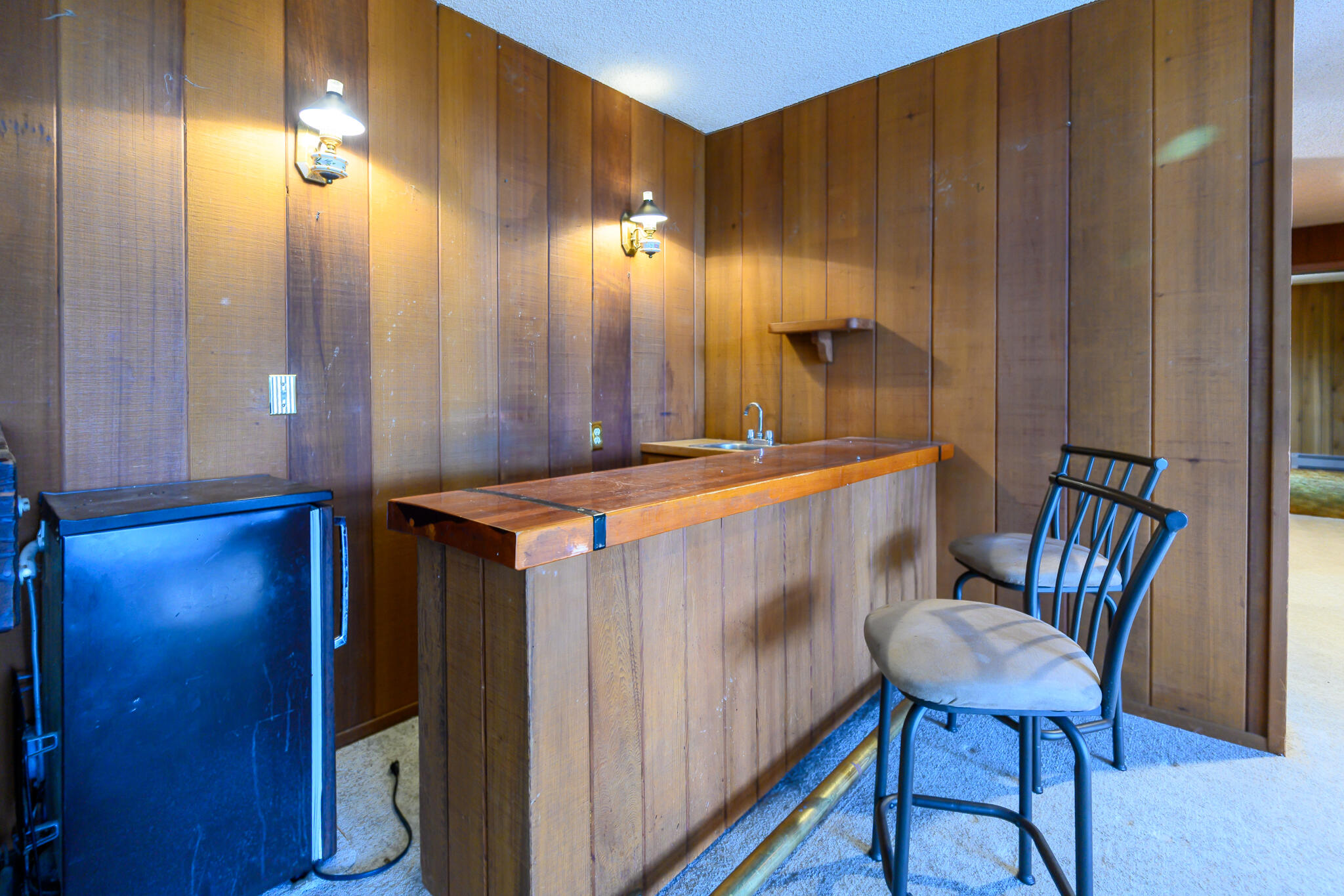 81 Swift Creek Road Trinity Center, CA 96091 - Photo 10 of 54 a view of a hallway with chairs and a dining table