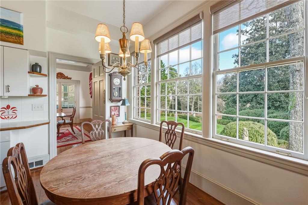 1606 Riverside Drive Gainesville, GA 30501 - Photo 20 of 55 a view of a dining room with furniture window and outside view