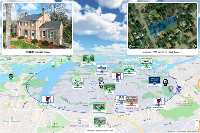 $1,350,000 | 1606 Riverside Drive, Gainesville, GA 30501