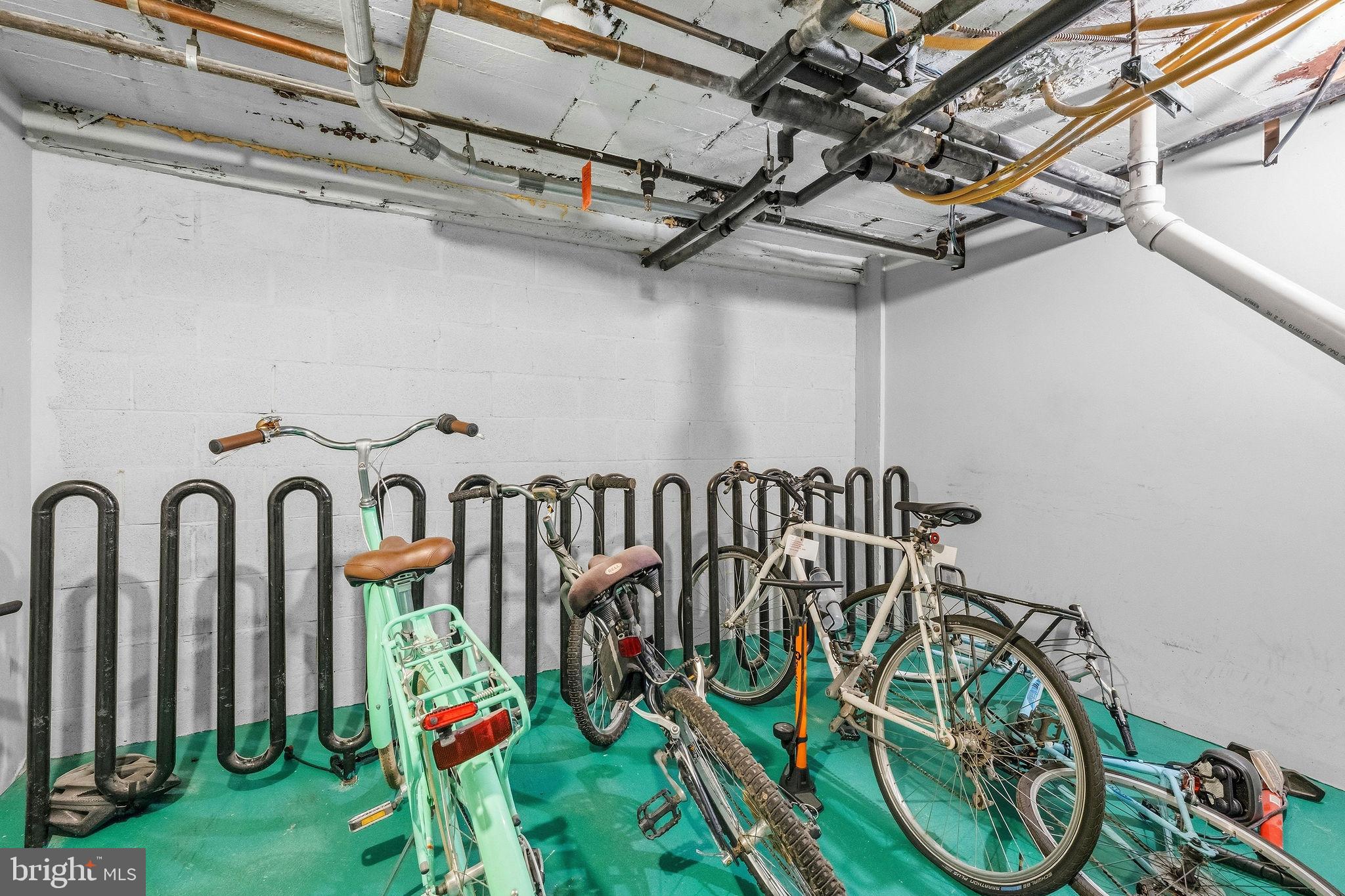 1212 M Street Northwest, Unit 101 Washington, DC 20005 - Photo 23 of 24 Community secured bike room