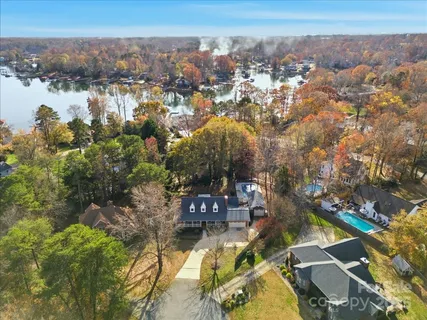 a view of a city and lake view