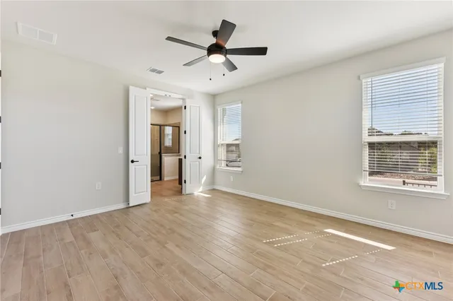 a view of city from a balcony