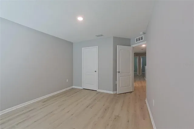 wooden floor in an empty room