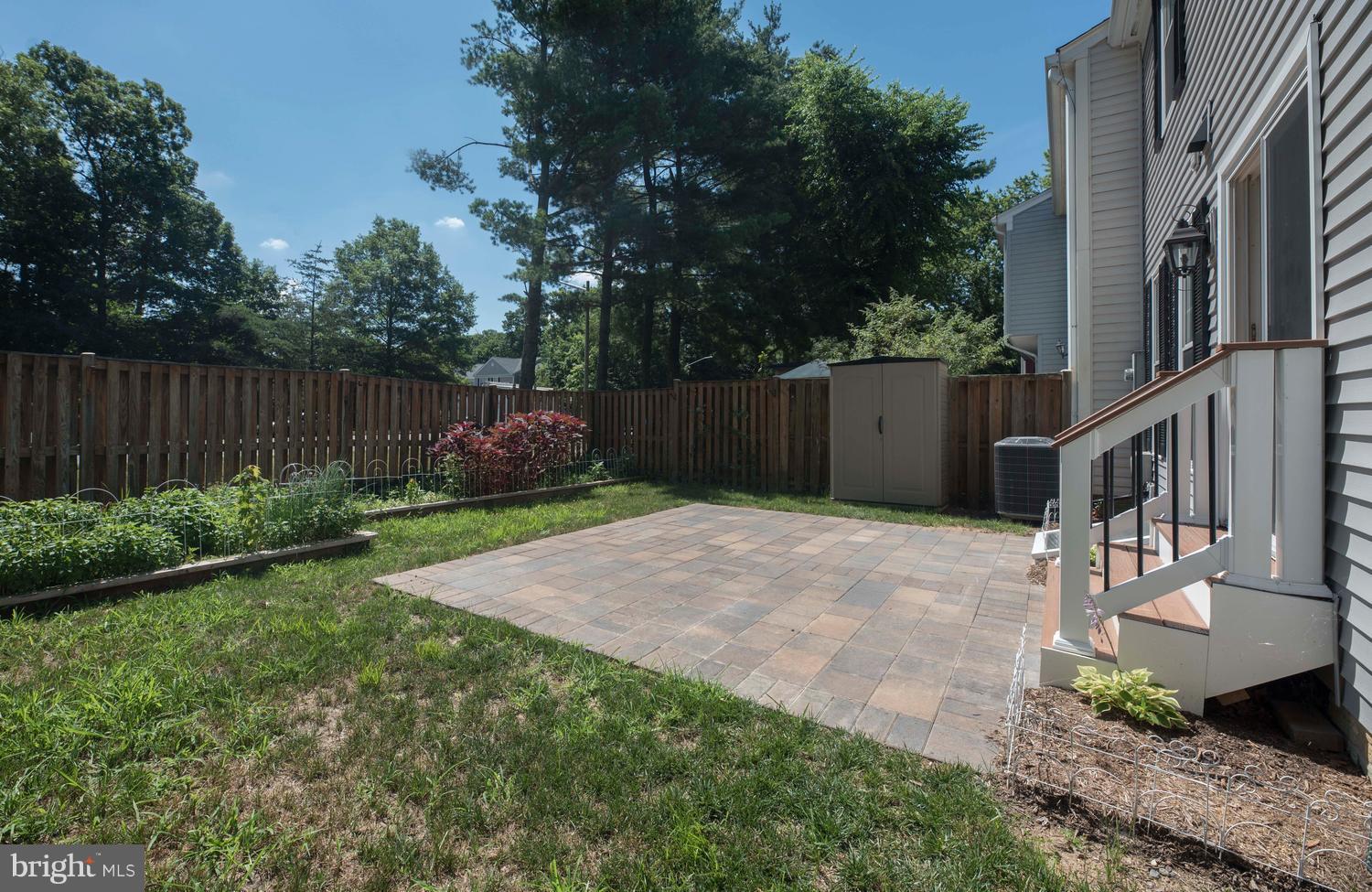 2901 Marsala Court Woodbridge, VA 22192 - Photo 29 of 30 Back yard with view of shed and Trex steps