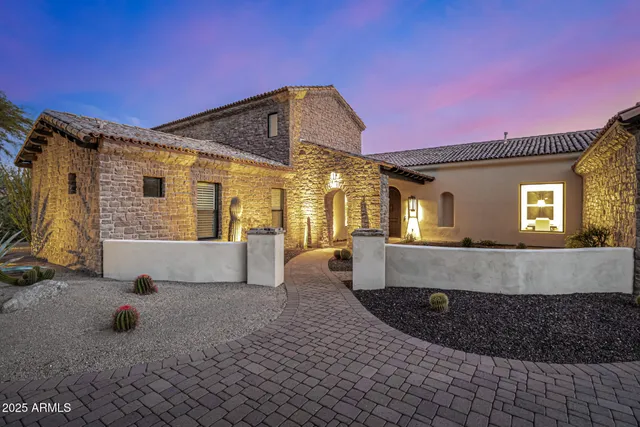a view of dining room with furniture and window