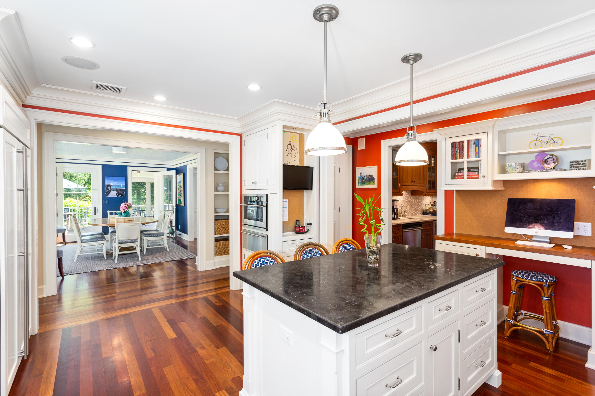 136 Pear Tree Point Road Darien, CT 06820 - Photo 17 of 56 a kitchen with stainless steel appliances granite countertop a stove and refrigerator