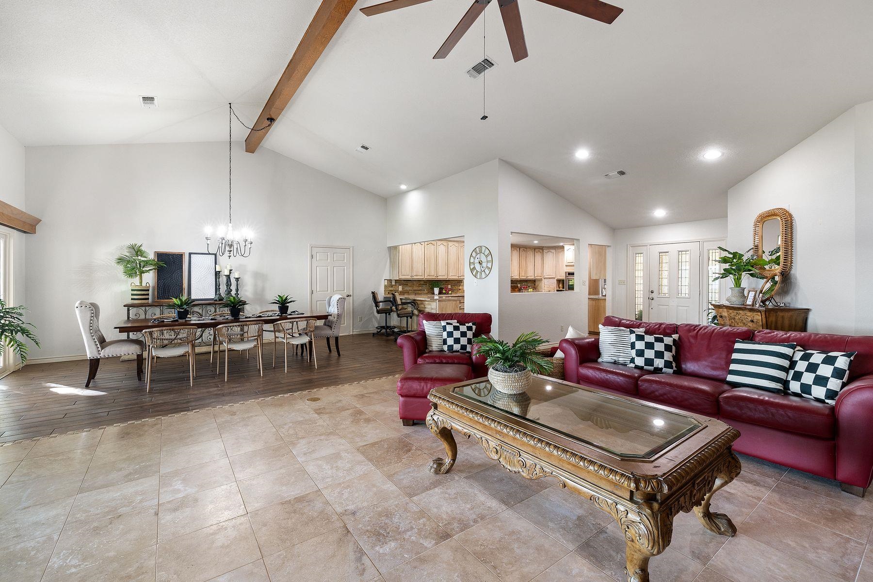 14 Beaver Island Road Granite Shoals, TX 78654 - Photo 19 of 30 a living room with furniture and wooden floor