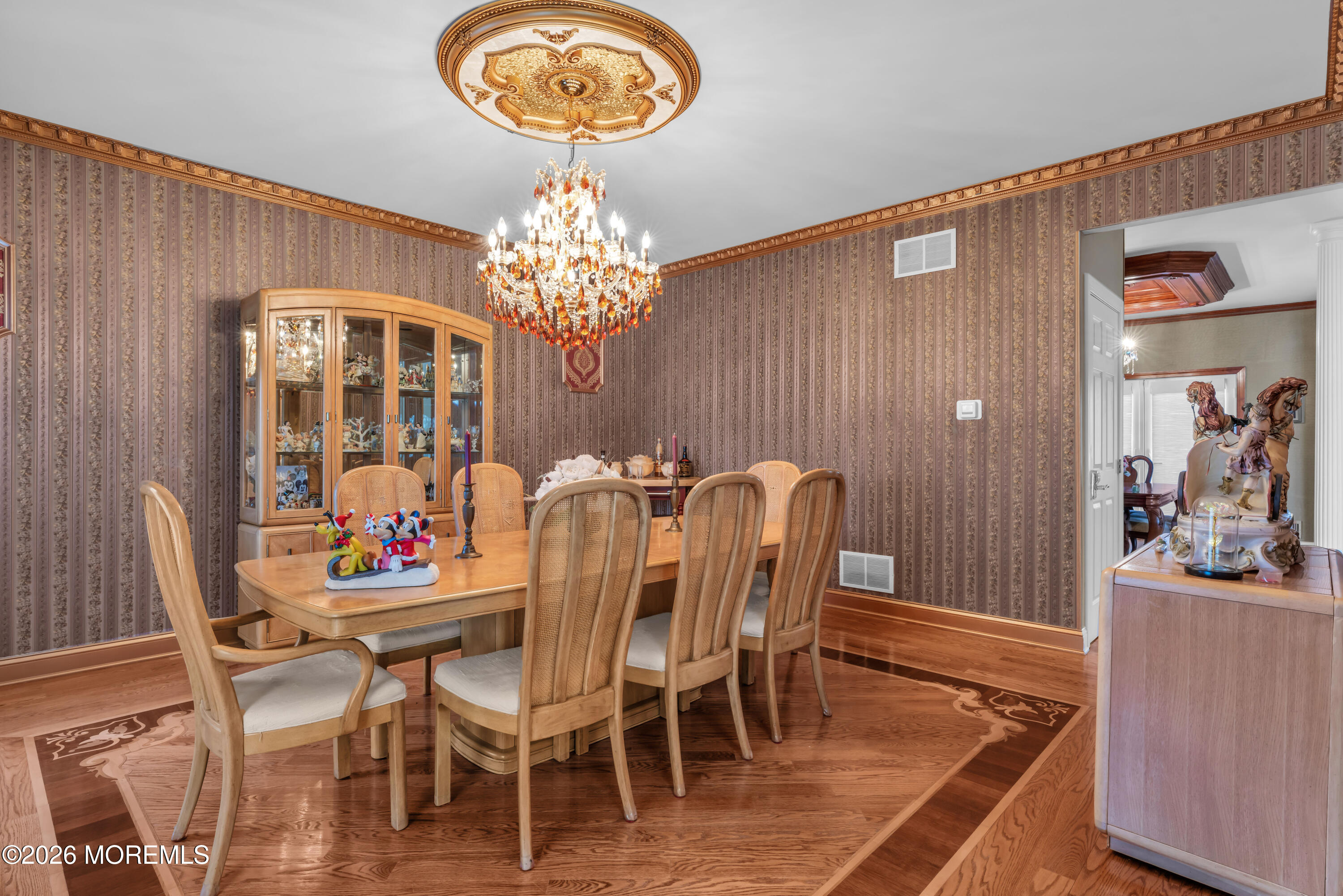 60 Yellow Meetinghouse Road Cream Ridge, NJ 08514 - Photo 14 of 59 a view of a dining room with furniture and chandelier
