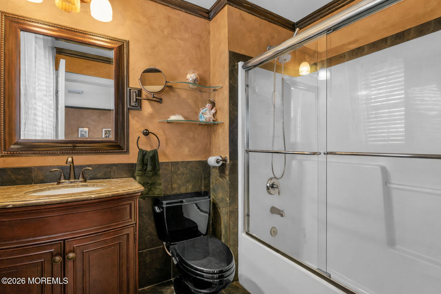 60 Yellow Meetinghouse Road Cream Ridge, NJ 08514 - Photo 44 of 59 a bathroom with a granite countertop sink toilet and shower