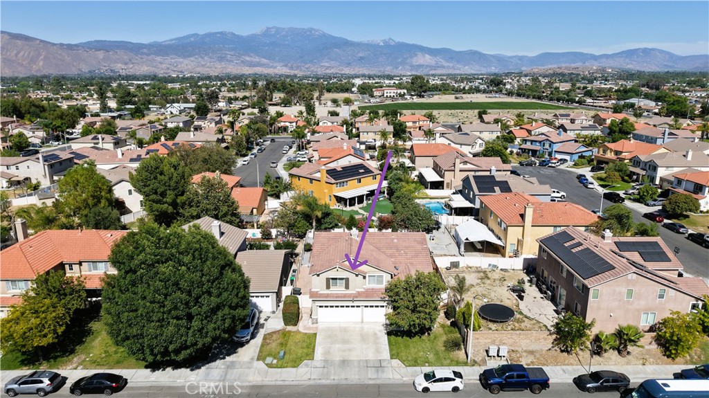 1279 Longbranch Road San Jacinto, CA 92582 - Photo 27 of 35 an aerial view of residential houses with outdoor space