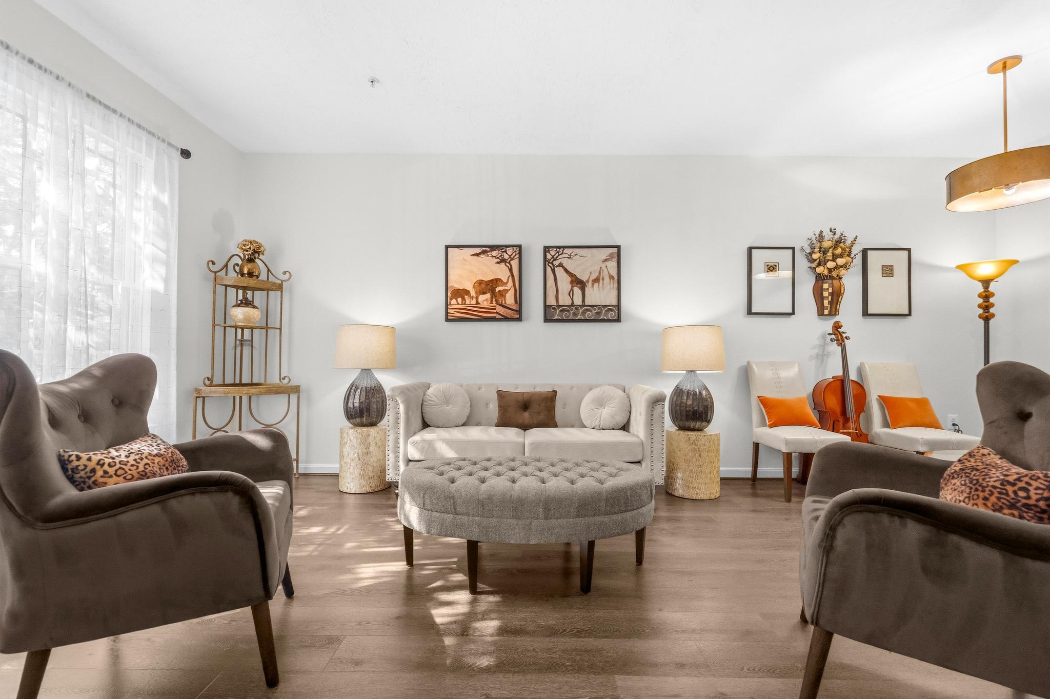 3220 15th Place Southeast Washington, DC 20020 - Photo 6 of 34 Living room with filtered natural lighting