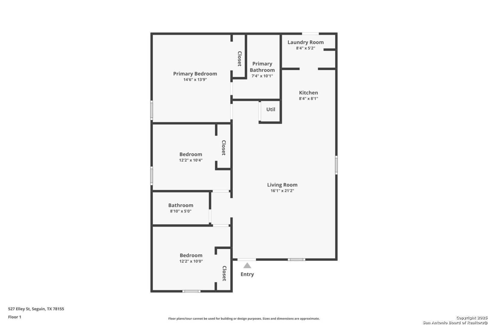 527 Elley Street Seguin, TX 78155 - Photo 21 of 21 a picture of a floor plan