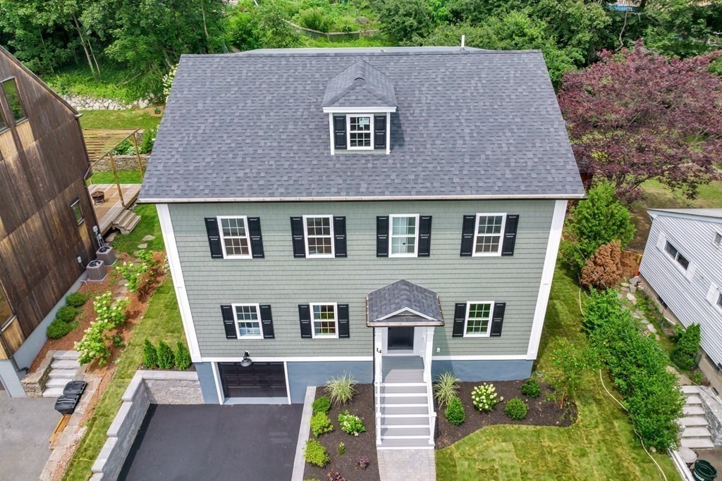 14 Yerxa Road Arlington, MA 02474 - Photo 36 of 42 aerial view of house with outdoor space