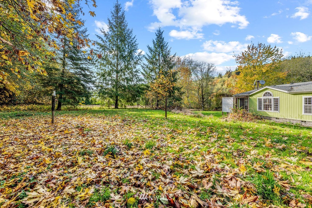 207 Apple Creek Road Longview, WA 98632 - Photo 28 of 33 a backyard of a house with lots of green space