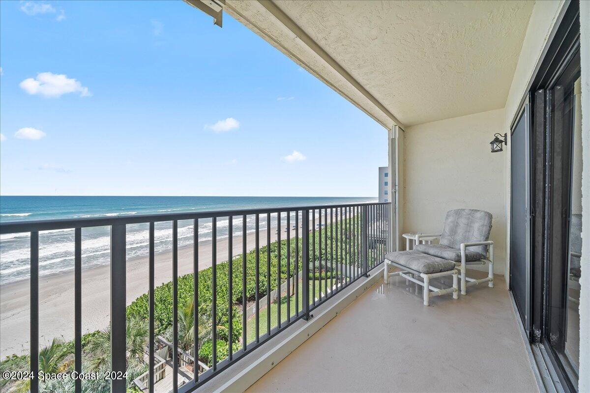 2725 North Hwy A1A, Unit 403 Indialantic, FL 32903 - Photo 25 of 37 a view of a balcony with chairs