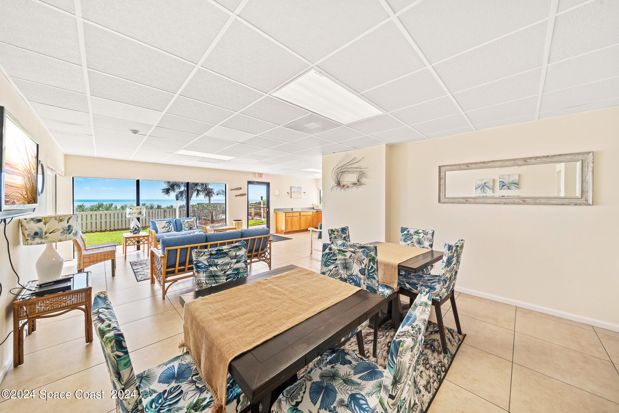 2725 North Hwy A1A, Unit 403 Indialantic, FL 32903 - Photo 33 of 37 a view of a dining room with furniture