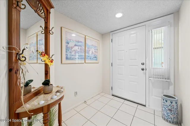 a view of a hallway with workspace