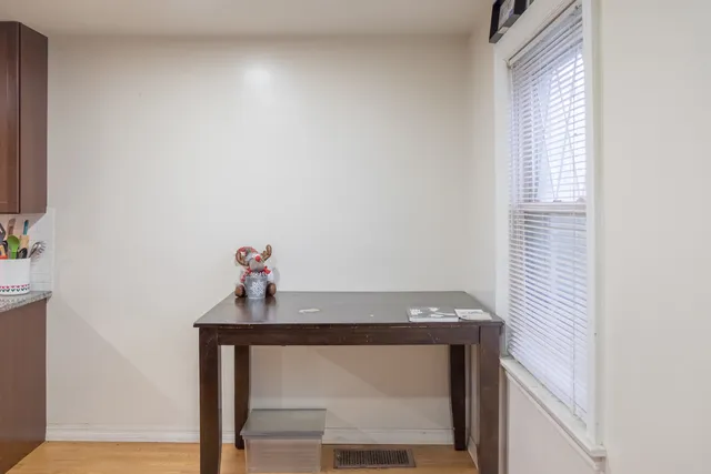 a view of front door of house