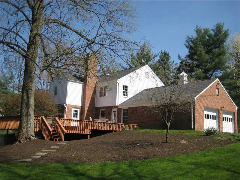 316 Wildberry Road Fox Chapel, PA 15238 - Photo 18 of 20 Exterior Back. Recently painted exterior.