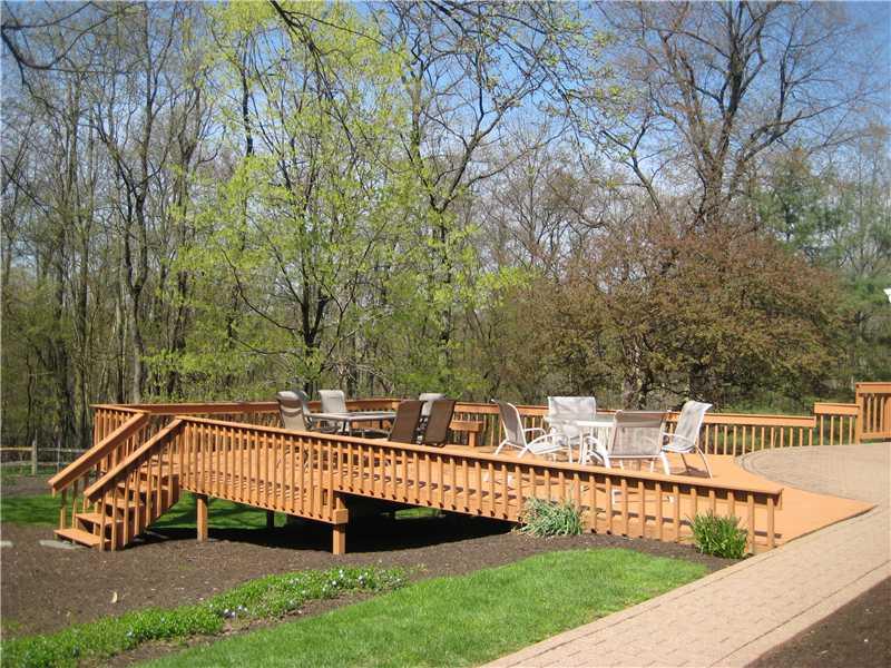 316 Wildberry Road Fox Chapel, PA 15238 - Photo 20 of 20 Patio/Deck. Large deck and brick patio.