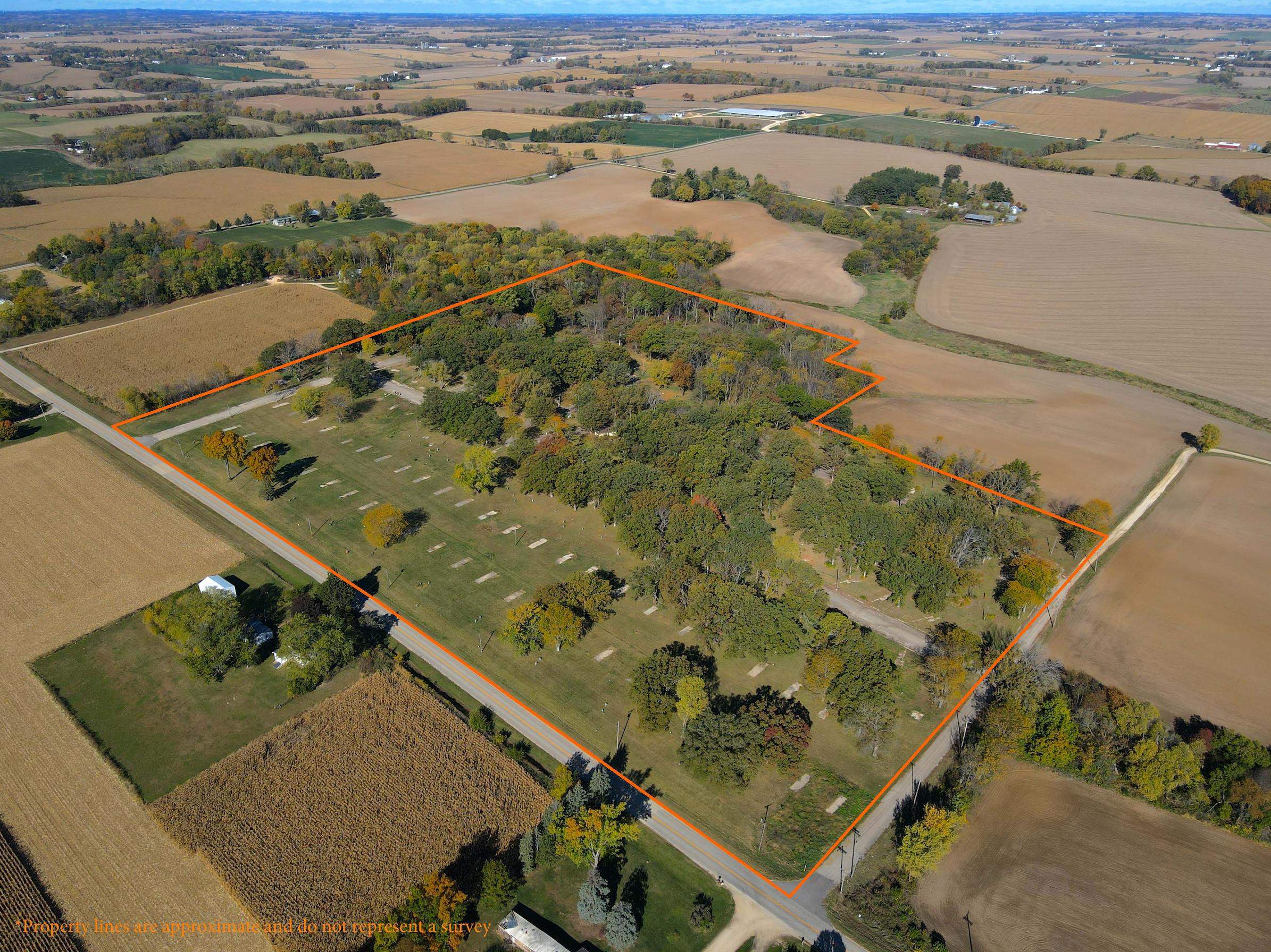 4500 East River Road Ridott, IL 61067 - Photo 1 of 37 an aerial view of ocean with residential house with outdoor space
