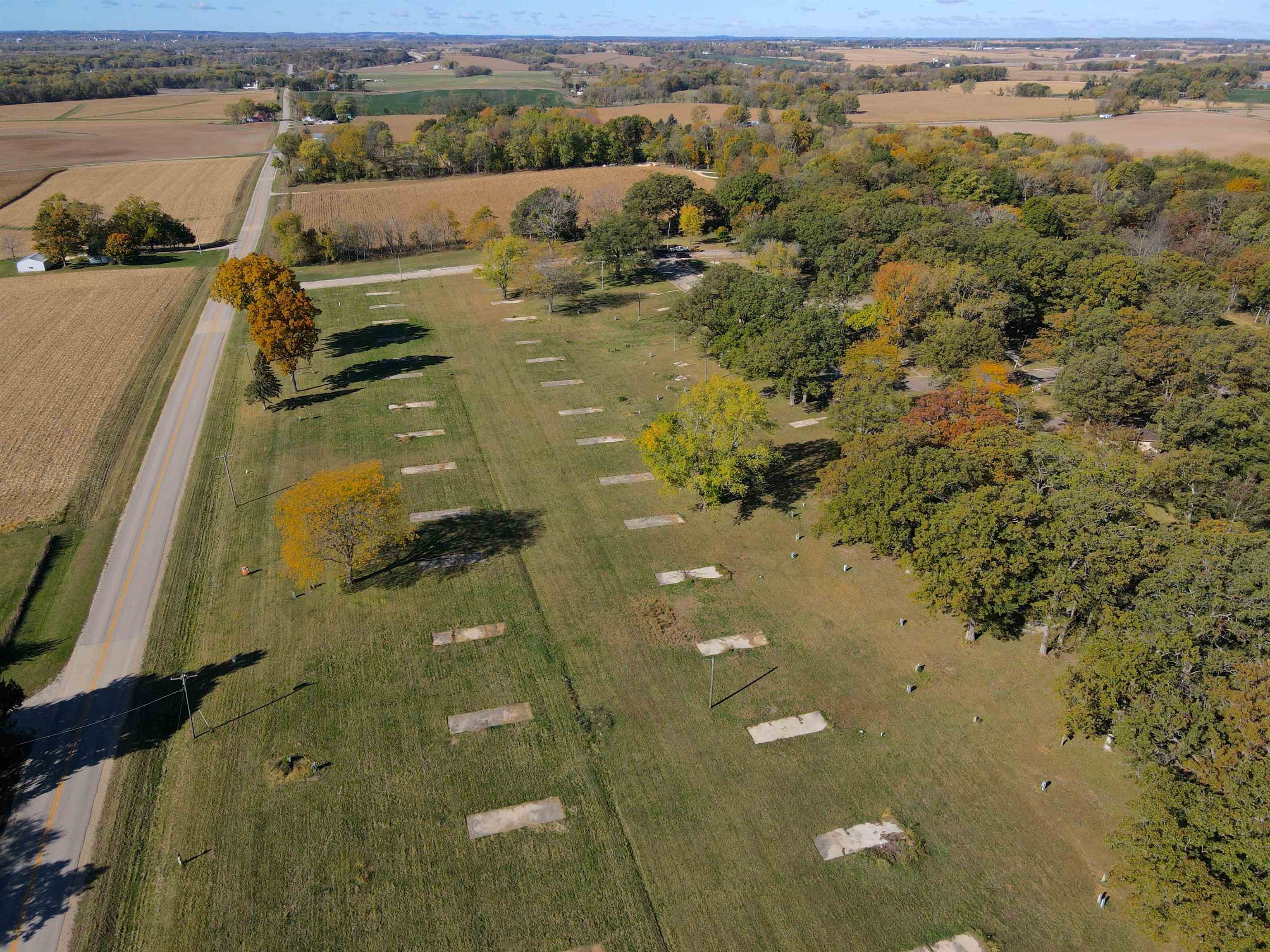 4500 East River Road Ridott, IL 61067 - Photo 11 of 37 an aerial view of residential houses with outdoor space