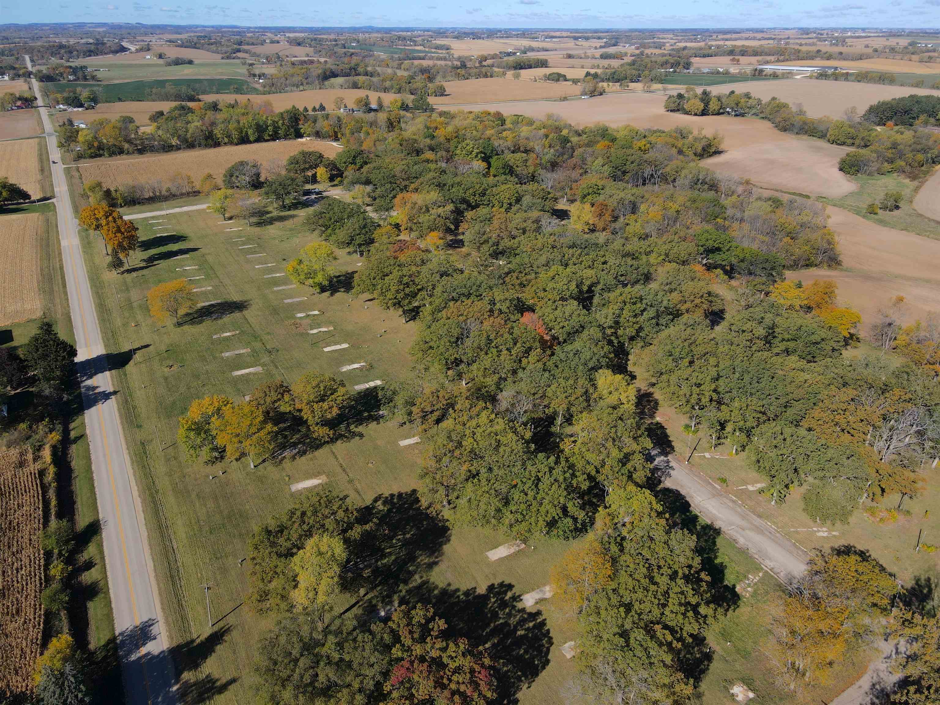 4500 East River Road Ridott, IL 61067 - Photo 10 of 37 an aerial view of residential houses with outdoor space