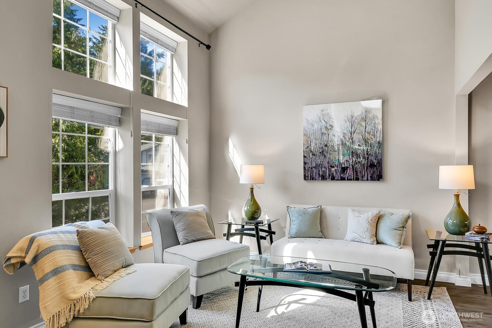 18524 114th Avenue Southeast Renton, WA 98055 - Photo 4 of 20 a living room with furniture and a large window