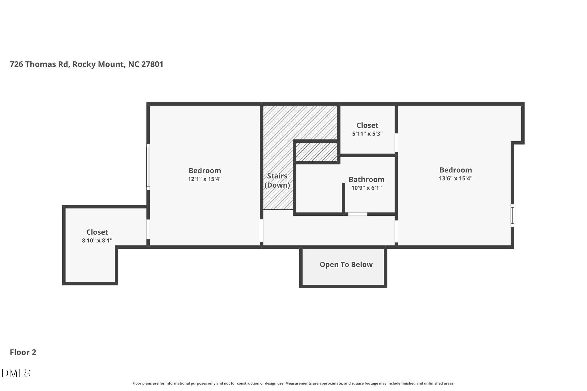 726 Thomas Road Rocky Mount, NC 27801 - Photo 55 of 55 a picture of a black and white wall