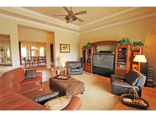 4010 Limber Pine Road Fallbrook, CA 92028 - Photo 12 of 24 Family room with french door leading to outside patio.