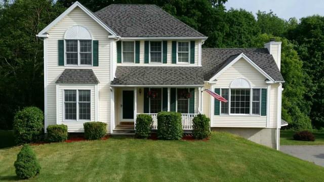 6 Dawn's Road New Milford, CT 06776 - Photo 1 of 1 a front view of a house with a garden