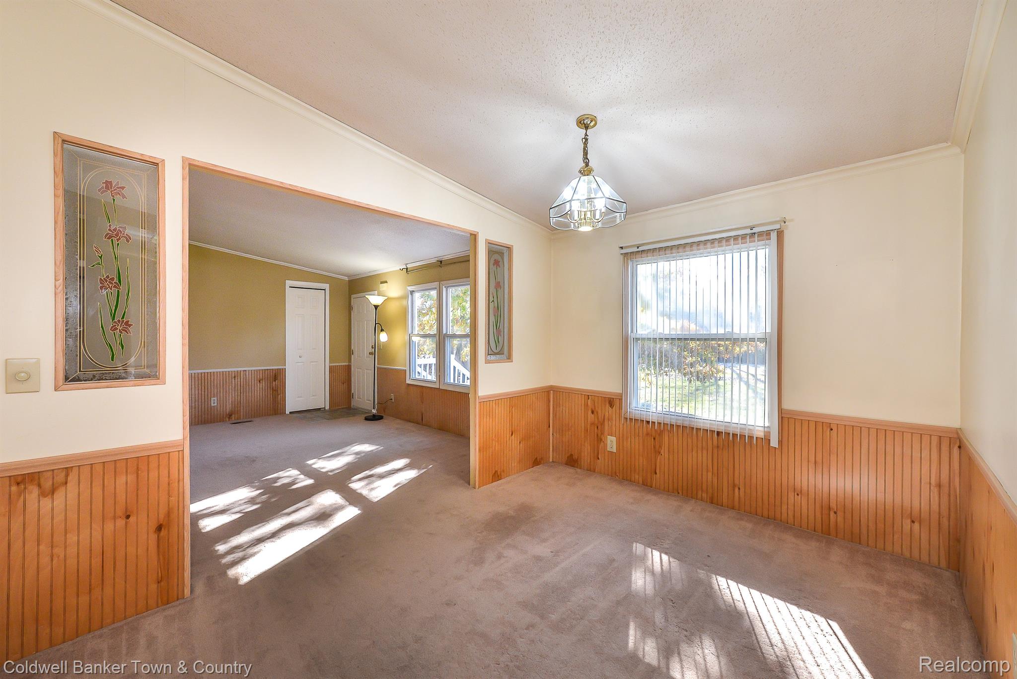 View of dining room