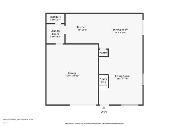 $1,565 | 2525 Grand Fir Drive, Greenwood, IN 46143
