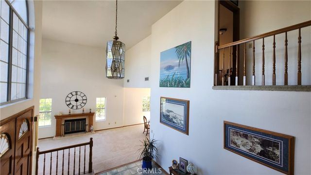 a spacious bathroom with a double vanity sink and a mirror
