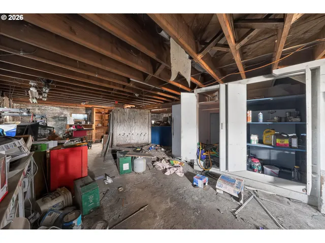 a view of storage and utility room