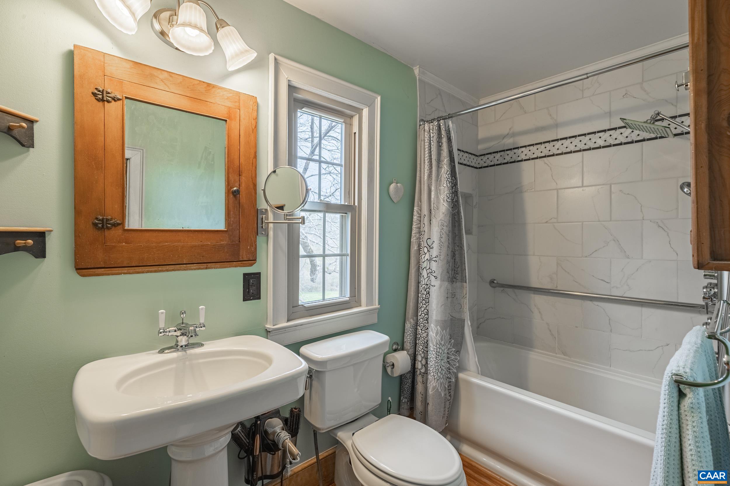 3100 Bacon School Road Saxe, VA 23967 - Photo 30 of 47 a bathroom with a sink a toilet and shower