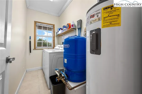 a room with storage and utility