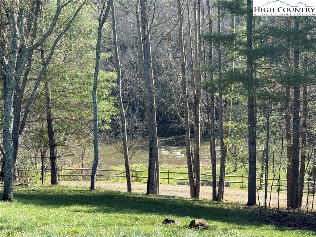 175 Olive Ridge Drive Crumpler, NC 28617 - Photo 4 of 50 a view of swimming pool with a garden and trees