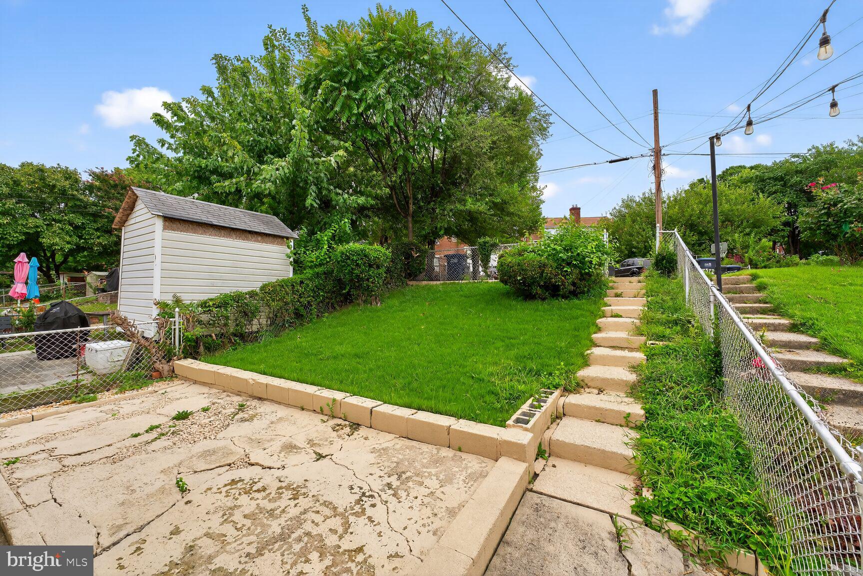 5720 5th Street Northeast Washington, DC 20011 - Photo 19 of 24 a view of a backyard with sitting area