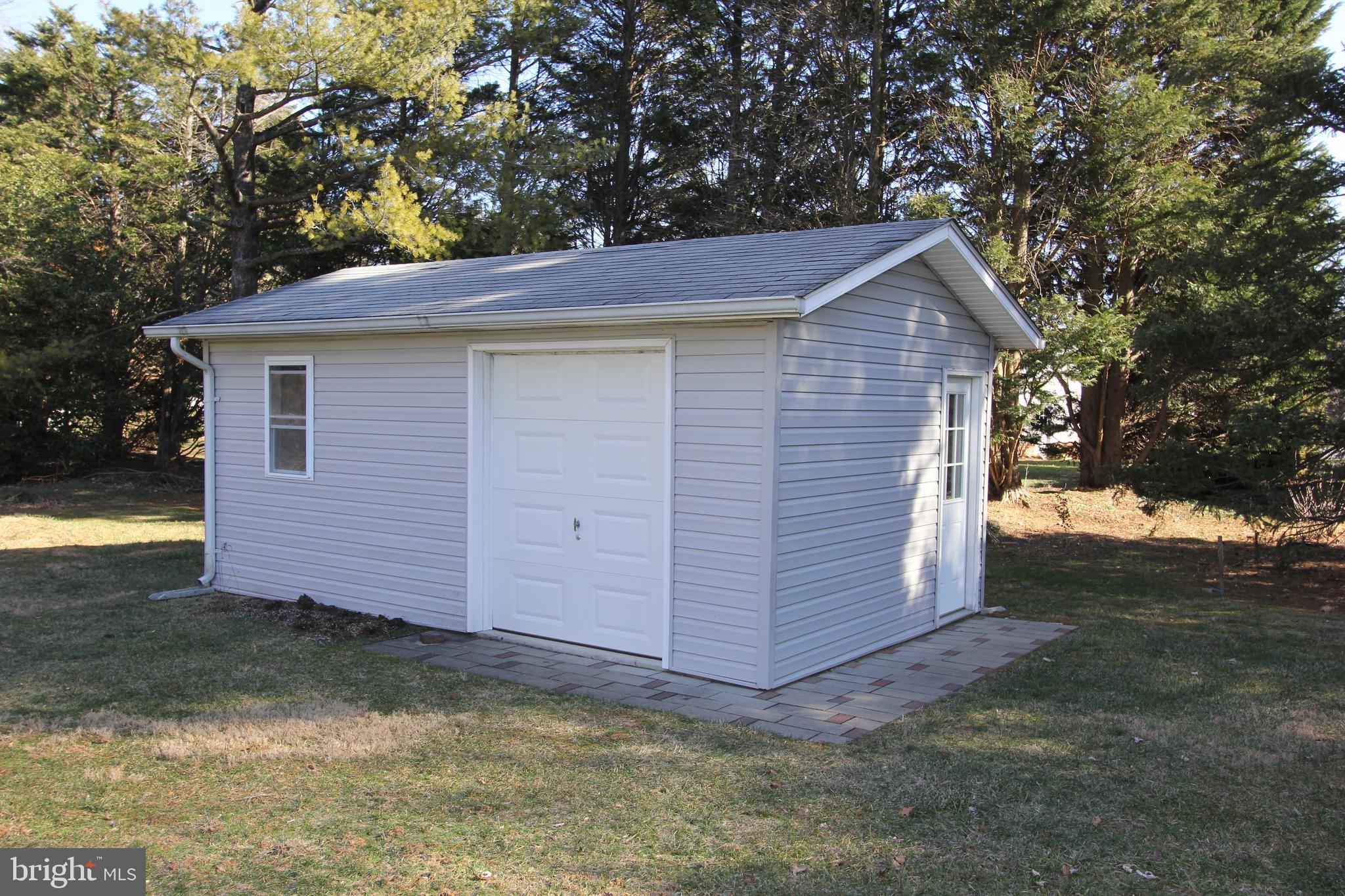 8001 Clearfield Road Frederick, MD 21702 - Photo 49 of 55 Huge storage shed on concrete pad with A/C power