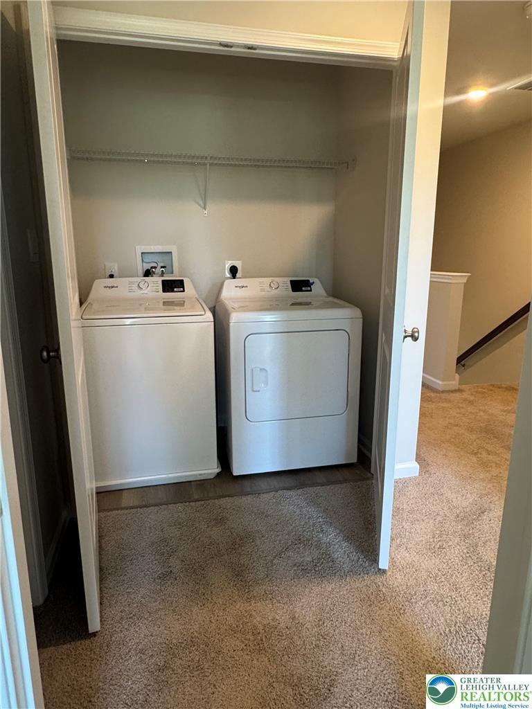 1168 Martin Road Breinigsville, PA 18031 - Photo 7 of 11 Conveniently located laundry closet featuring a washer and dryer.